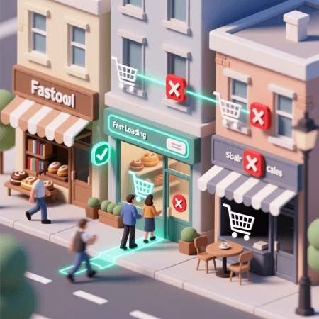 تاثیر سرعت سایت بر فروش