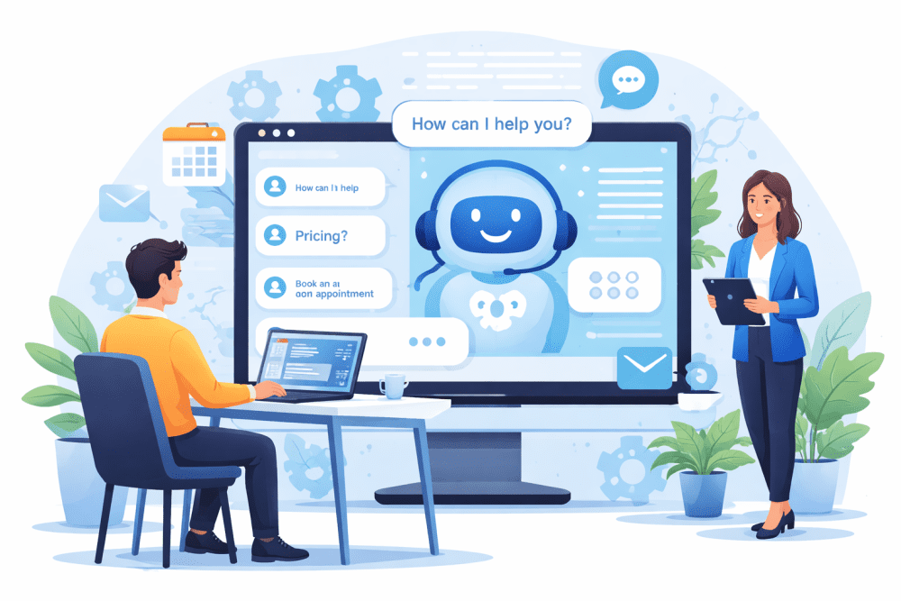 ساخت سیستم پاسخ‌گویی خودکار برای سایت‌های خدماتی